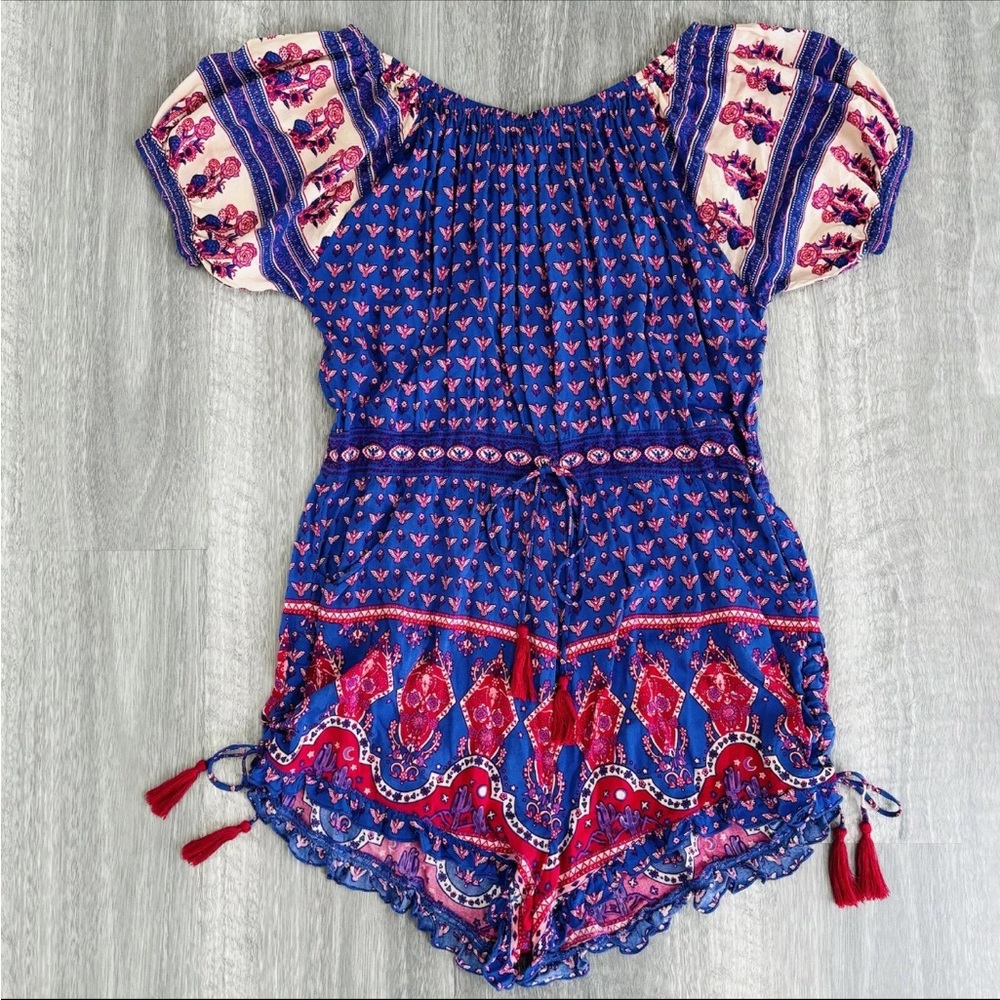 Vintage Spell & the Gypsy Collective Sunset Road Romper Playsuit Size XS